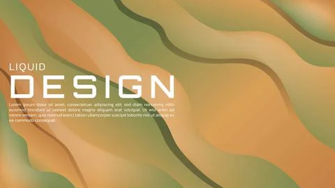 Abstract 3D Liquid Gradient Background with Soft Color for Web Landing Page a Stock Illustration