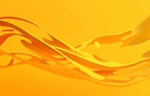 Abstract 3D Liquid Shape 스톡 일러스트