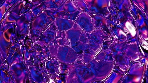 Abstract 3D liquid ultraviolet background textures. Liquid with color reflection Stock Footage 125917618