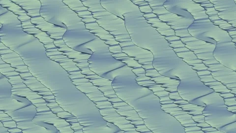 Abstract 3D Liquid Waves Fluid Art Seamless Loop. Stock Footage 340831523