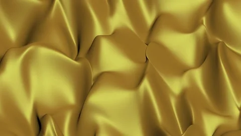 Abstract 3D Liquid Waves Fluid Art Seamless Loop. Stock Footage 340831554
