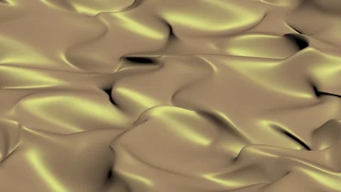 Abstract 3D Liquid Waves Fluid Art Seamless Loop. Stock Footage 340831558