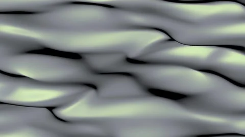 Abstract 3D Liquid Waves Fluid Art Seamless Loop. Stock Footage 340831562