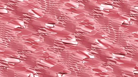 Abstract 3D Liquid Waves Fluid Art Seamless Loop. Stock Footage 340831573