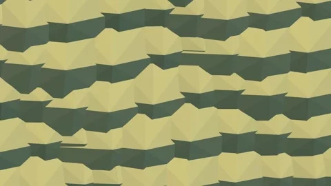 Abstract 3D low poly background with parametric triangle wave motion Stock Footage 339691809