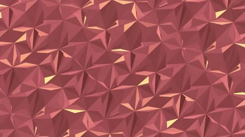 Abstract 3D low poly background with parametric triangle wave motion Stock Footage 339691999
