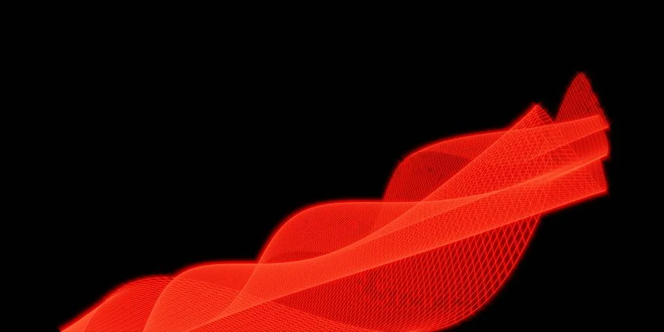 Abstract 3d mesh wave background. Futuristic technology style. Elegant backgr Stock Illustration