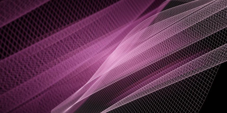 Abstract 3d mesh wave background. Futuristic technology style. Elegant back.. Stock-Illustration