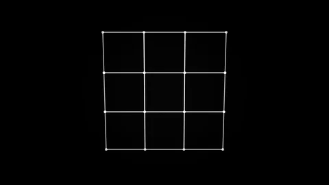 Abstract 3d Minimal Grid Seamless Loop Stock Footage 126155877