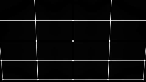 Abstract 3d Minimal Grid Seamless Loop Stock Footage 135314261