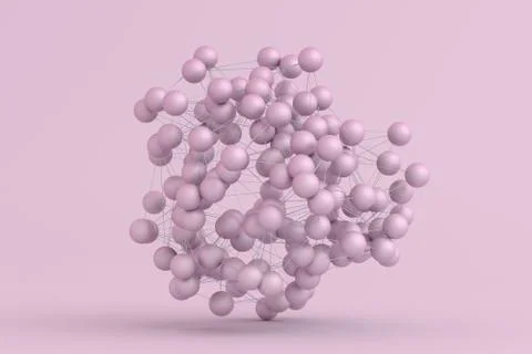 Abstract 3D Modern Background Stock Illustration