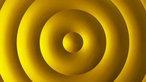 Abstract 3D motion graphic background with gold waves Stock Footage 144607862