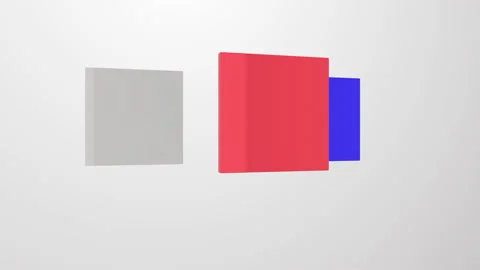 Abstract 3d moving platforms. 4k Video Stock Footage 149149068