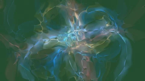 Abstract 3D Neural Network with Blue and Green Glowing Connections Stock Footage 336341475