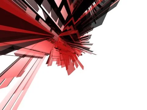 Abstract 3d object Stock Illustration