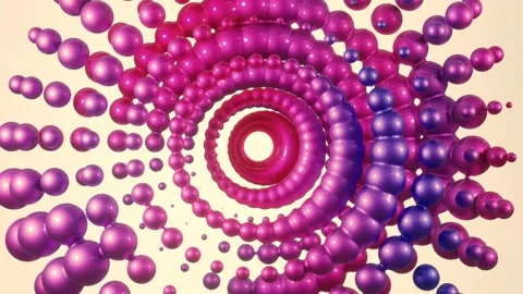 Abstract 3D Object Rotation – Futuristic Motion Background Video stock 316450201