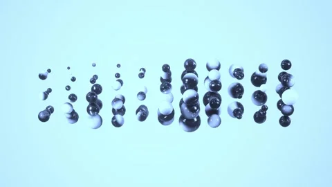 Abstract 3D Object Rotation – Futuristic Motion Background Video stock 316450205