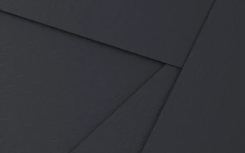 Abstract 3d paper black background Illustrazione stock