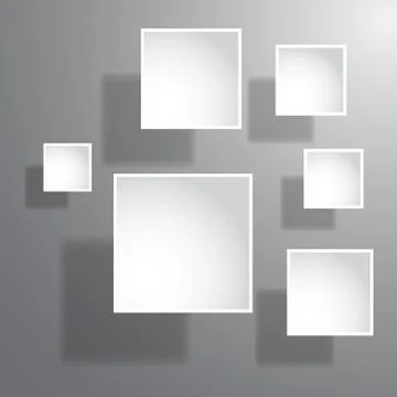 Abstract 3d paper graphics Stock Illustration