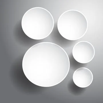 Abstract 3d paper graphics Stock Illustration