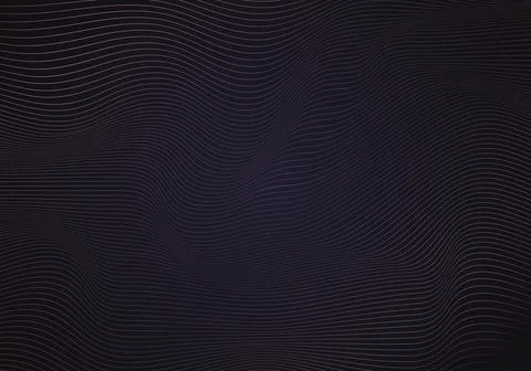 Abstract 3D pink wavy lines art pattern on dark blue background 스톡 일러스트