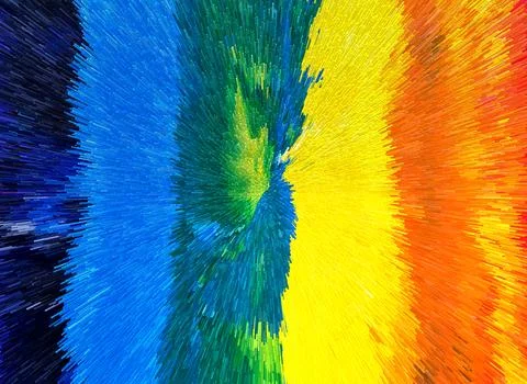 Abstract 3D Pixel Burst  Modern Multicolor Artwork with Dynamic Radiant Desig Stock Photos