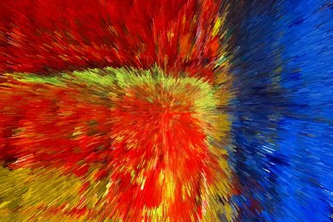 Abstract 3D Pixel Burst  Modern Multicolor Artwork with Dynamic Radiant Desig 스톡 사진