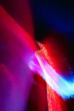 Abstract 3D Pixel Burst  Modern Multicolor Artwork with Dynamic Radiant Desig Stock Photos