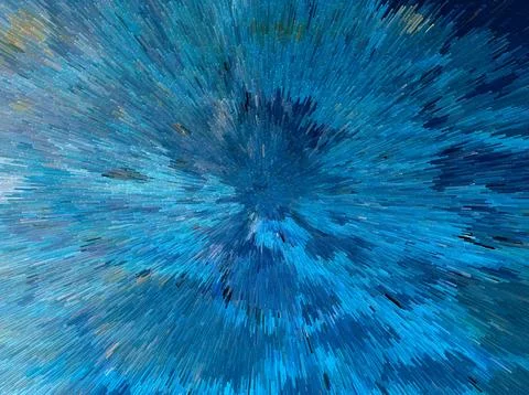 Abstract 3D Pixel Burst  Modern Multicolor Artwork with Dynamic Radiant Desig Stock Photos