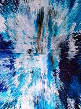 Abstract 3D Pixel Burst  Modern Multicolor Artwork with Dynamic Radiant Desig 스톡 사진
