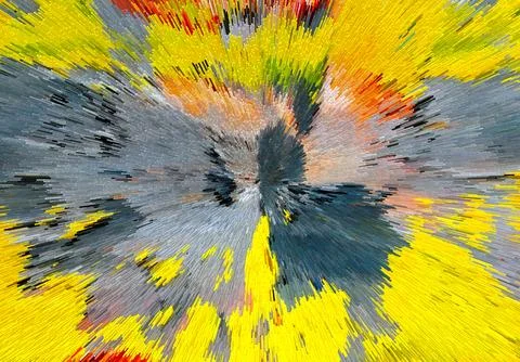 Abstract 3D Pixel Burst  Modern Multicolor Artwork with Dynamic Radiant Desig Stock Photos