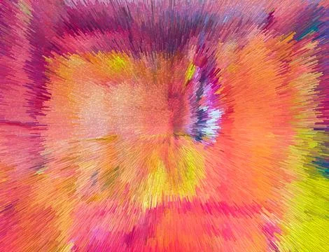 Abstract 3D Pixel Burst  Modern Multicolor Artwork with Dynamic Radiant Desig 스톡 사진