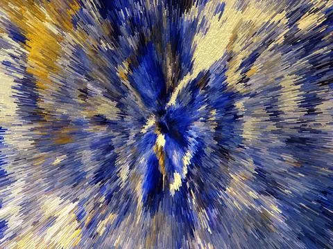 Abstract 3D Pixel Burst  Modern Multicolor Artwork with Dynamic Radiant Desig 스톡 사진