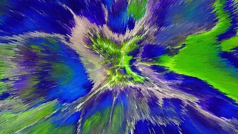 Abstract 3D Pixel Burst  Modern Multicolor Artwork with Dynamic Radiant Desig 스톡 사진