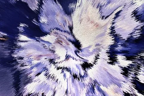 Abstract 3D Pixel Burst  Modern Multicolor Artwork with Dynamic Radiant Desig Stock Photos