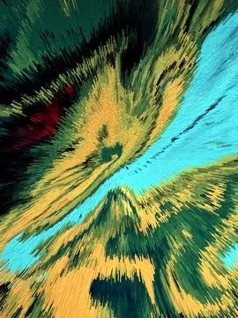 Abstract 3D Pixel Burst  Modern Multicolor Artwork with Dynamic Radiant Desig Stock Photos