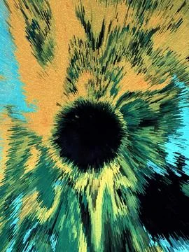 Abstract 3D Pixel Burst  Modern Multicolor Artwork with Dynamic Radiant Desig Stock Photos