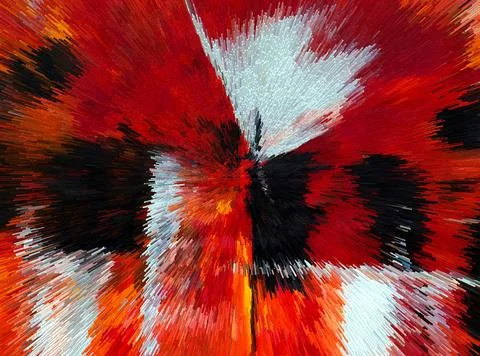 Abstract 3D Pixel Burst  Modern Multicolor Artwork with Dynamic Radiant Desig 스톡 사진