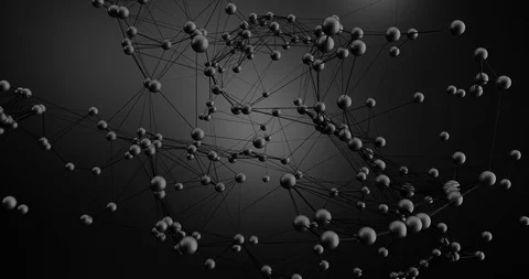 Abstract 3d plexus background  with alpha matte Stock Footage 104292525