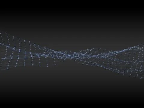 Abstract 3d plexus background technology ,Blockchain Digital data , Stock Illustration