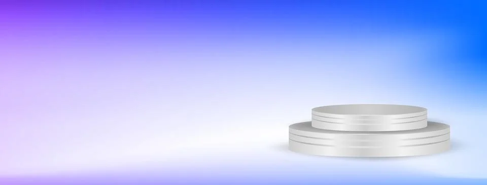 Abstract 3D Podium Gradient Bubbles Background Product Display Podium Background Stock Illustration