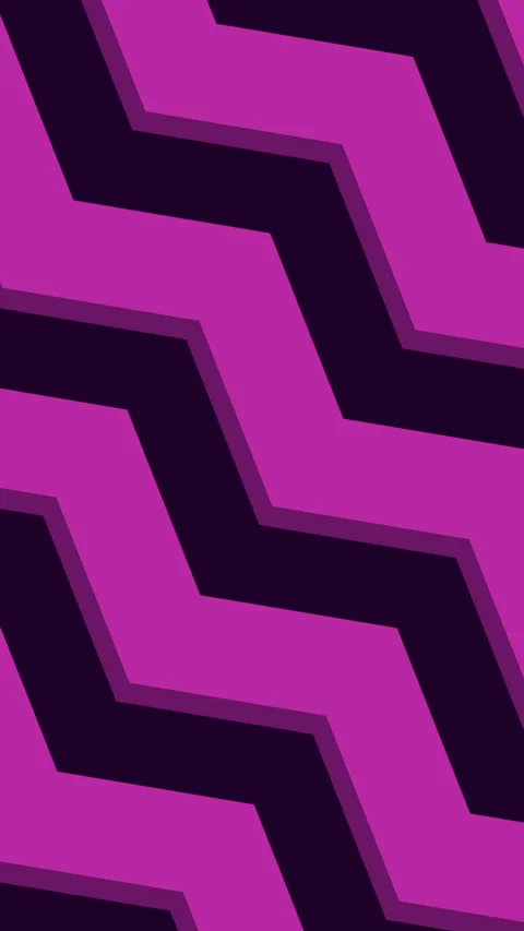 Abstract 3d Purple Animated Diagonal Moving Zigzag Lines 库存影片 328274654