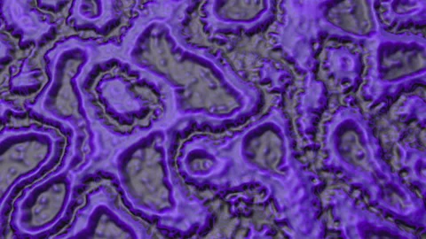 Abstract 3D Purple Organic Cellular Texture Seamless Loop Background Stock Footage 341296912