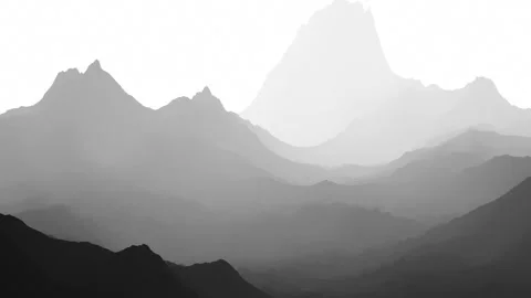 Abstract 3d realistic mountain landscape background Stock Footage 337662871