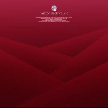 Abstract of 3d red paper cut background. Designing for your business Stock Illustration