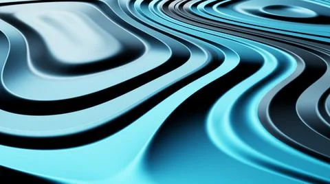 Abstract 3D relief high-low texture model rendering Stock Illustration