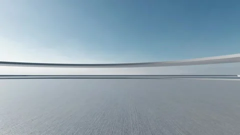 Abstract 3D Render Architecture, Minimalist exterior 库存影片 333818053