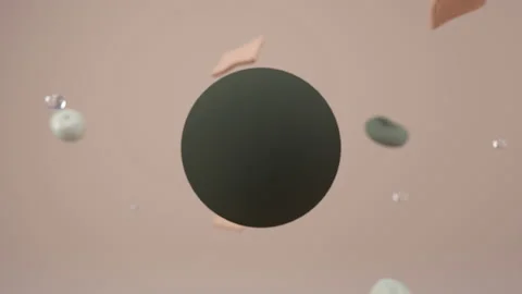 Abstract 3D Render. Background Animation. Motion Graphics. Stock Footage 219449379