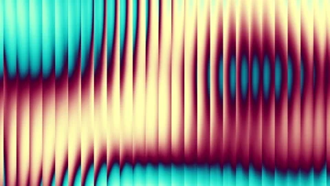Abstract 3d render, background animation with ribbed glass effect, 4k seamless Stock Footage 339434656