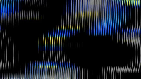 Abstract 3d render, background animation with ribbed glass effect, 4k seamless Stock Footage 339878485